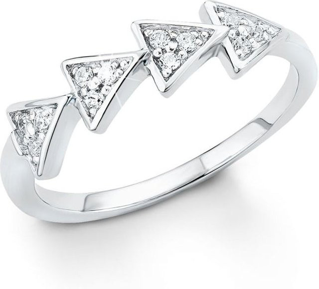 s.Oliver Ring, 925 Silber, Zirkonia, Damen, Ringgröße 56.0 - Bild 1