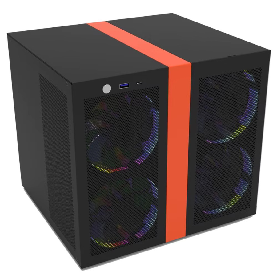 VBNM 8-Bay NAS-Gehäuse mit Hot-Swap für Heimserver, Micro-ATX, 8x 3,5 Zoll HDD und 2x 2,5 Zoll SSD, Schwarz oder Weiß - Bild 2