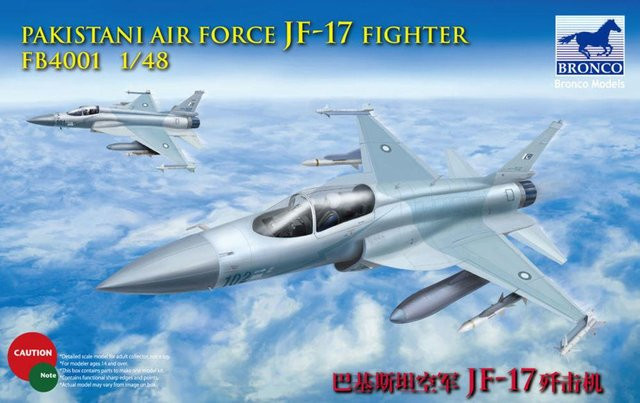 Bronco Models Pakistan Air Force JF-17 fighter, Modell, 1:48, Grau - Bild 1