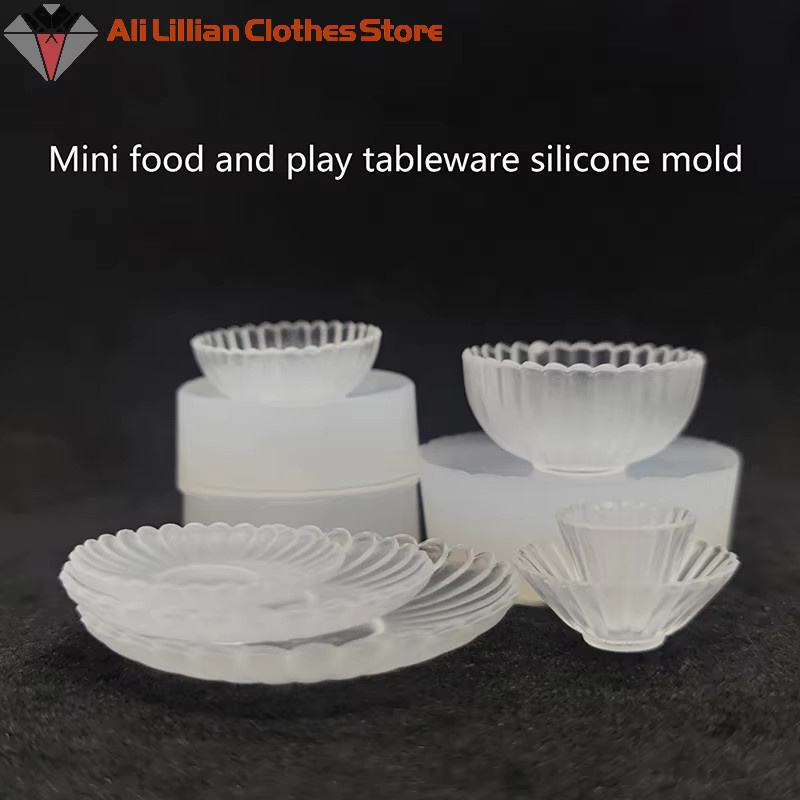 MYPANDA Puppenhaus Silikon Geschirr Tasse Form, Zubehör, 1-teiliges Set - Bild 2
