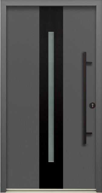 Splendoor Haustür ThermoSpace Prime Dublin in Anthrazit mit Glaseinsatz, Anschlag Rechts, Höhe: 210 cm, Breite: 100 cm - Bild 1