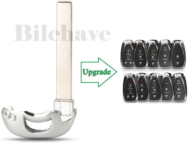 Jingyuqin Smart Remote Key Blade Fob Ersatz für Chevrolet Cruze Malibu Camaro mit 2/3/4/5 Tasten - Bild 1
