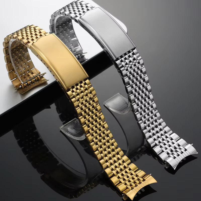 Uhrenarmband Edelstahl, Faltschließe, Herren, 18mm 19mm 20mm - Bild 2