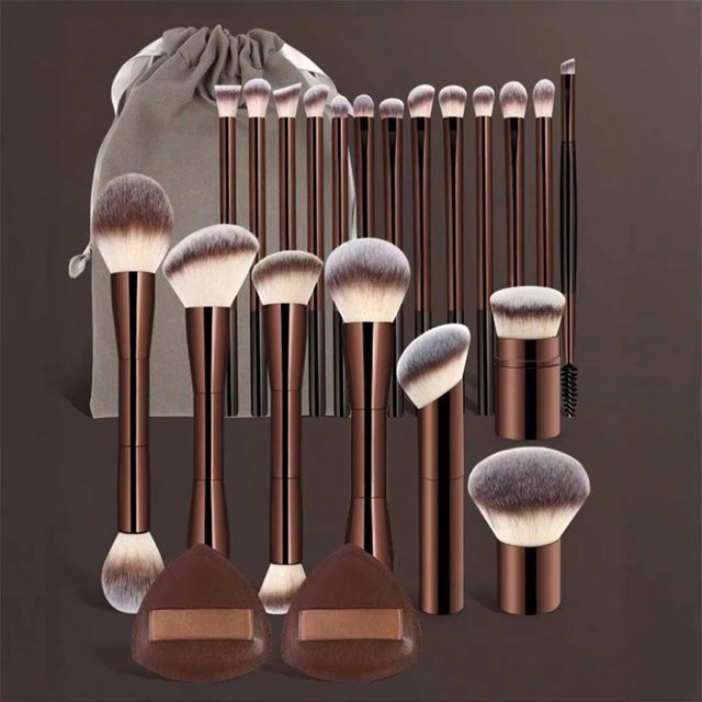 Rd lala Make-up-Pinsel-Set, 22-teilig, Schwarz - Bild 1