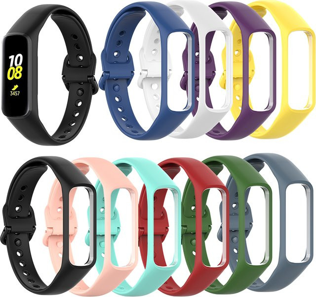 Samsung Uhrenarmband Silikon, Schwarz, Unisex - Bild 1