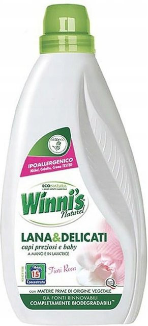 winni's Waschmittel für Wolle & Feines lavatrice liquido lana&delicati White 750ml - Bild 1