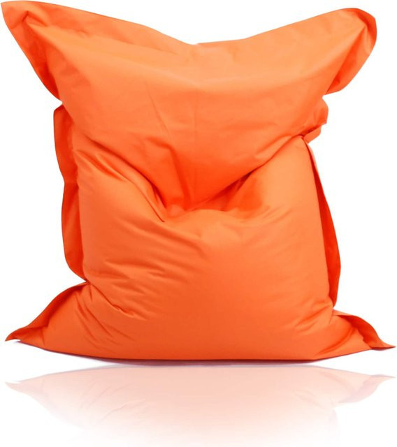 KINZLER Riesen-Sitzsack wasserabweisend in Orange mit 320 Litern Volumen - Bild 1