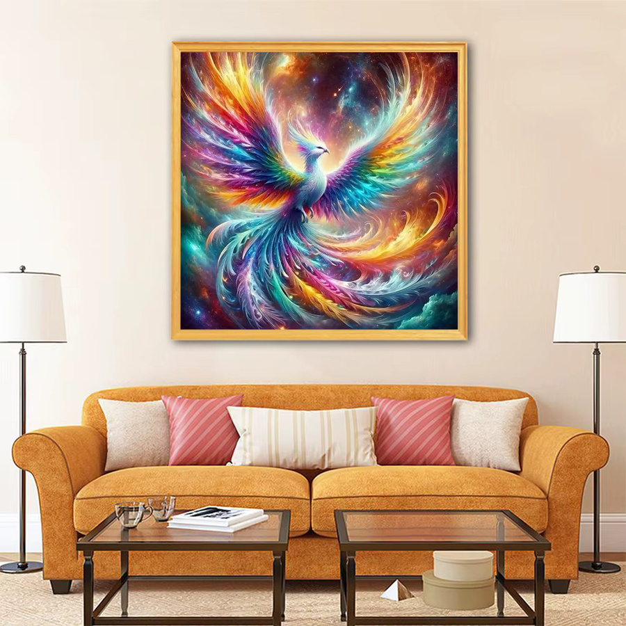 EverShine 5D-Diamantgemälde Phönix DIY-Mosaik für Erwachsene in Multicolour zur modernen Wanddekoration - Bild 3