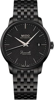 Mido Armbanduhr Automatik, Edelstahl, schwarzes Zifferblatt, 39 mm, Herren - Bild 1
