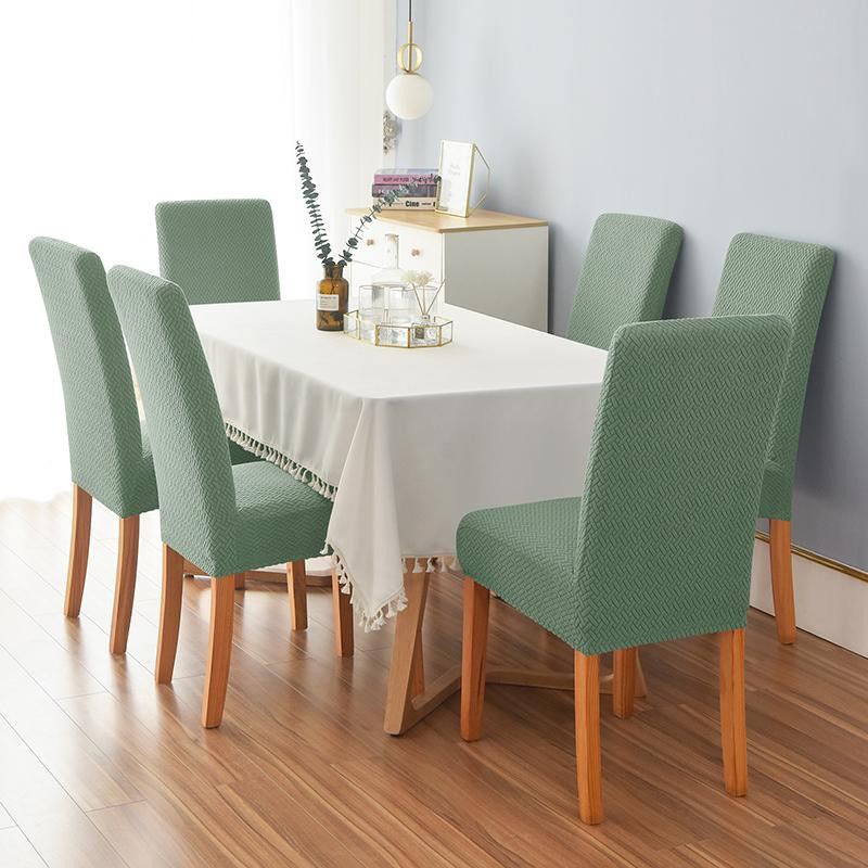 Yiran Furniture Universal Jacquard Stuhlbezug aus elastischem Stretch-Material für Esszimmer und Hotel - Bild 2