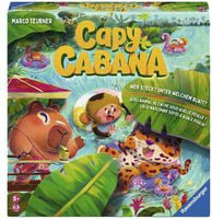 Capy Cabana kooperatives Gedächtnisspiel von Ravensburger im tropischen Dschungel-Design - Bild 1