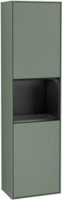 V&B Hochschrank Finion mit LED-Beleuchtung und Glastüren, Breite: 41,8 cm, Höhe: 151,6 cm - Bild 1