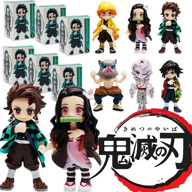 Bandai Demon Slayer Anime Figur Blindbox mit Tanjiro Kamado und Nezuko in Multicolor - Bild 1