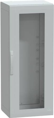 Schneider Electric Polyestergehäuse Bodenmontage PLA, grau mit transparenter Tür, IP65, B/T/H: 125 x 50 x 42 cm - Bild 1