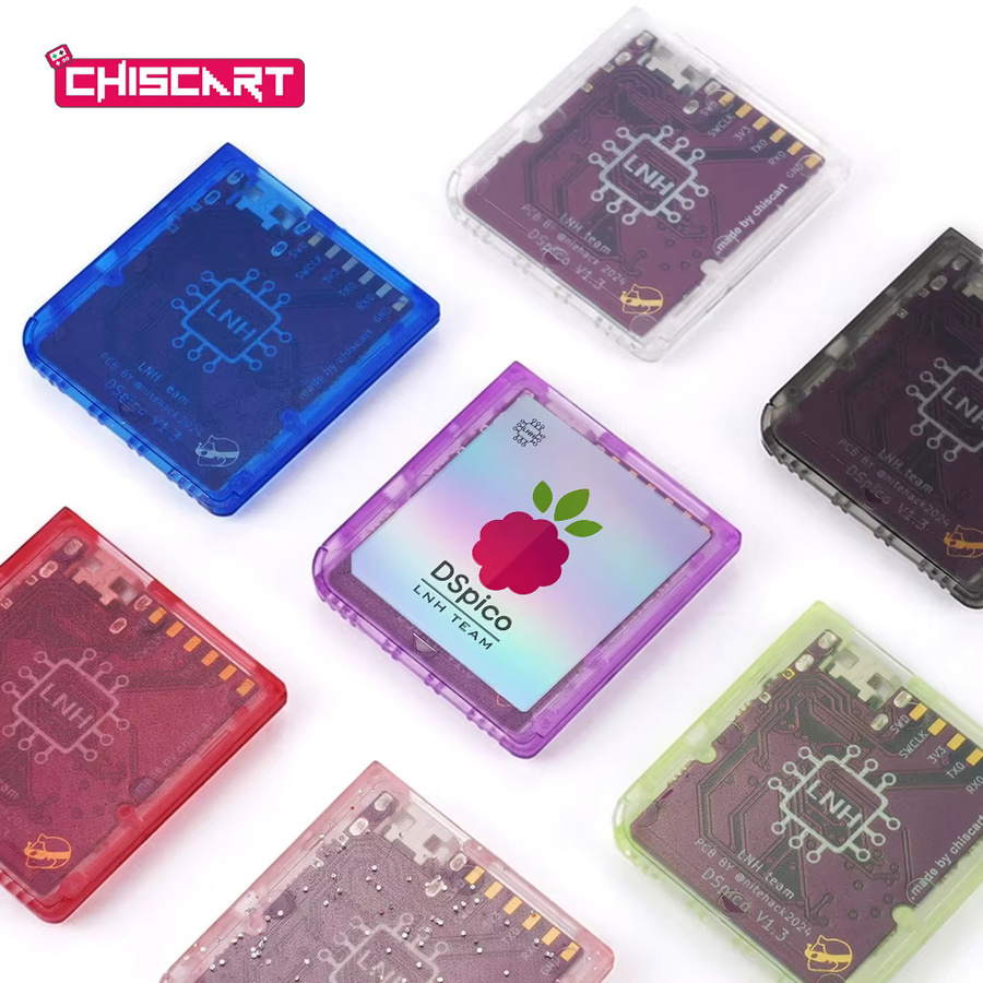 Chiscart DSpico Game Reader mit RP2040 MCU und transparentem Gehäuse für NDS, NDSL, DSi und 3DS Konsolen - Bild 3
