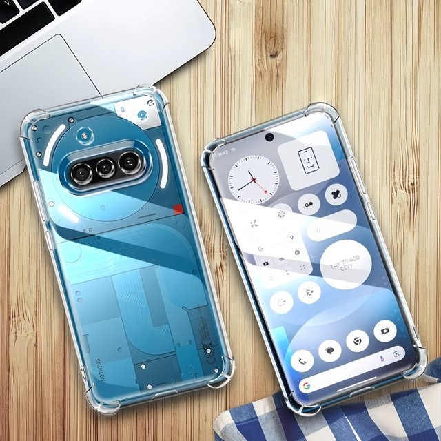 Transparente TPU Stoßfeste Schutzhülle für Nothing Phone 3a, 3a Pro, 2 und 2a in Klar - Bild 1