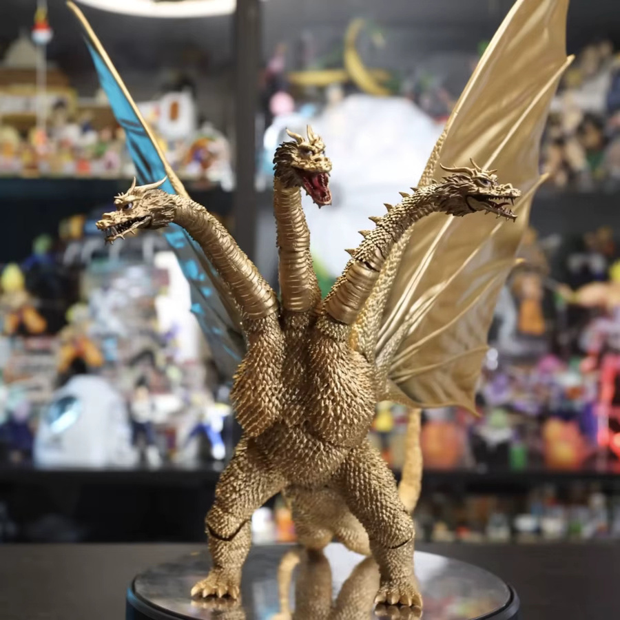 Bandai Godzilla On Monster Island S.H.MonsterArts King Ghidorah (1972) Figur - Bild 2