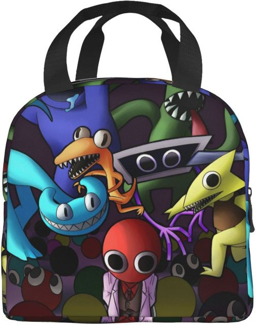 Isolierte Lunchtasche R-Rainbowed Friend Merch von Fancy Style Studio in Mehrfarbig - Bild 1