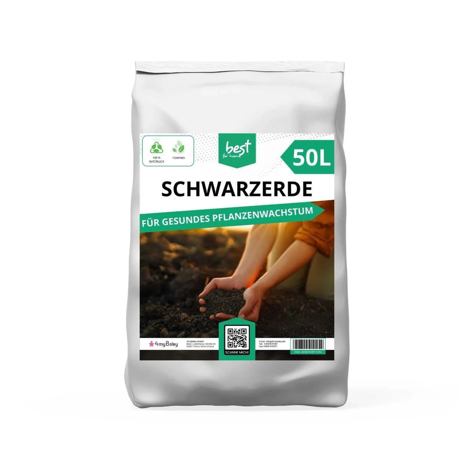 Best for Home Premium Schwarzerde Universelle Gemüse- und Blumenerde, 70 l - Bild 2