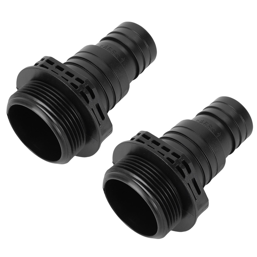 Koogeelife 2er Set Pumpenanschlüsse Adapter aus ABS für Sandpumpen und Pool Spa, Schwarz, Durchmesser: 32 mm - Bild 4