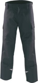 ROFA Schweißerschutz-Bundhose Splash in Dunkelanthrazit/Grau, Konfektionsgröße DE: 90 mit Kniepolstertaschen nach EN ISO 11611 - Bild 1