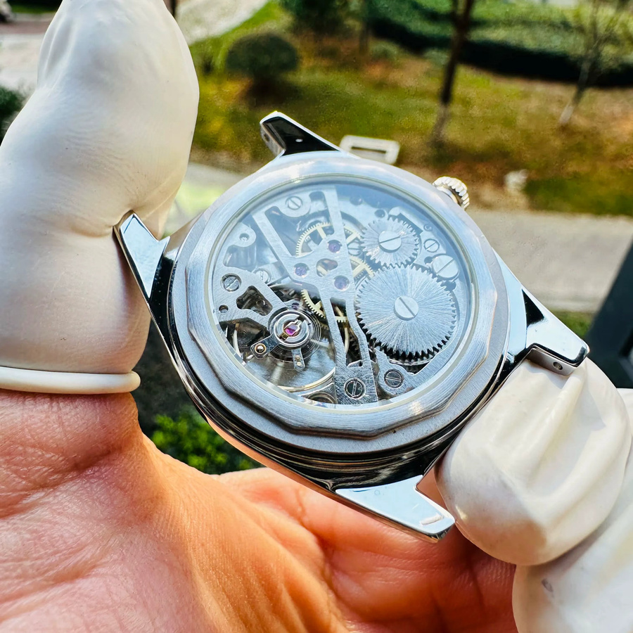 PHANTOM Armbanduhr, Handaufzug, Edelstahl, 36 mm, Herren - Bild 6