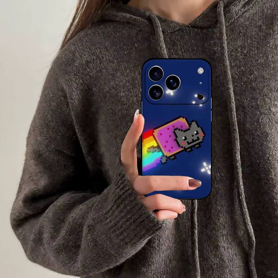 Mesuca Kawaii Katzen Handyhülle für iPhone 11 bis iPhone 17 Pro Max - Bild 2