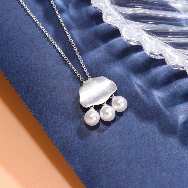GaGa-Duck Anhänger 925 Silber, Perle, Damen - Bild 1