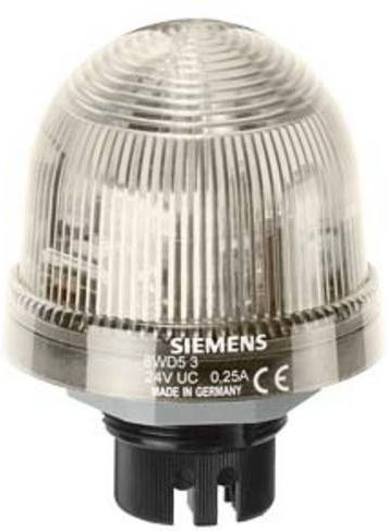 Siemens Signallampe 8WD5320-5BE transparent Durchmesser: 7,0 cm, Höhe: 6,6 cm - Bild 1