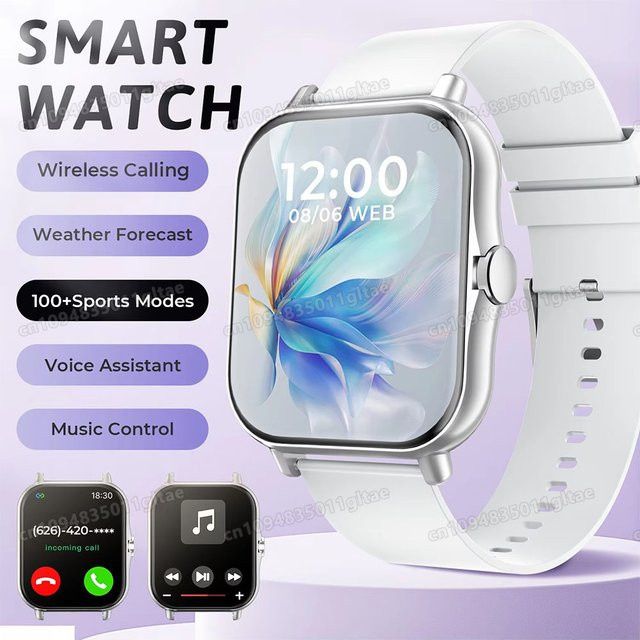 Ola Esporte Smartwatch, Silber, Silikon, Unisex - Bild 1