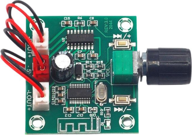 ALLOET PAM8403 Bluetooth 5.0 Mini-Verstärkerplatine, 2x5W, 2 Kanäle, Grün - Bild 1