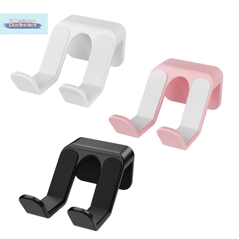 SD&HI Universeller Wandhalter für Spielcontroller und Headsets, Aufbewahrungsregal für Nintendo Switch Pro, Schwarz - Bild 4