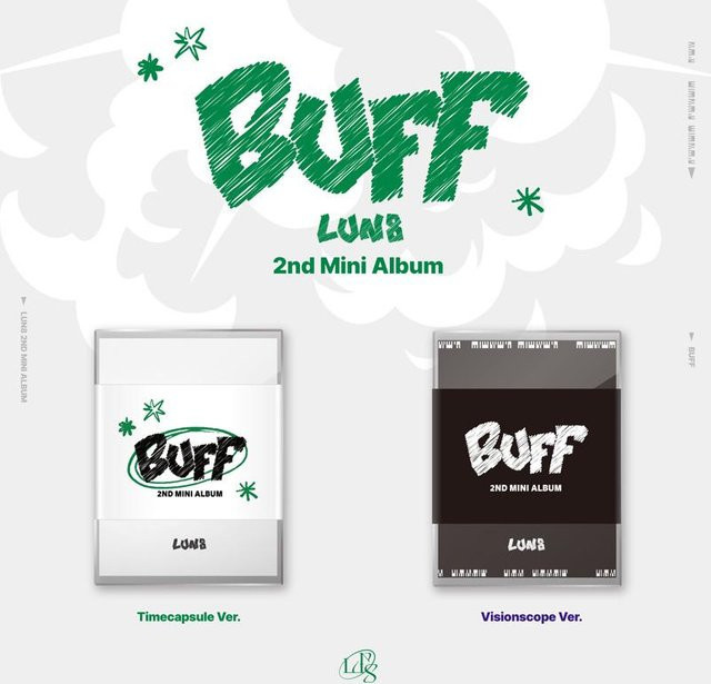 LUN8 2. Mini-Album BUFF PLVE Ver. 2 Set in Transparent und Multicolour - Bild 1