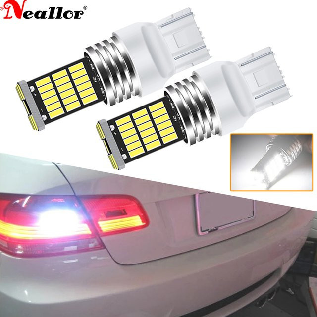 Neallor LED Rückfahrlicht Set T20 7443 W21/5W Canbus in Weiß, 2 Stück - Bild 1