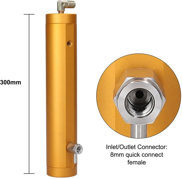 Nensit Öl-Wasser-Abscheider Hochdruckfilter für Luftkompressorpumpen aus Aluminium, Orange, 30 MPa - Bild 1