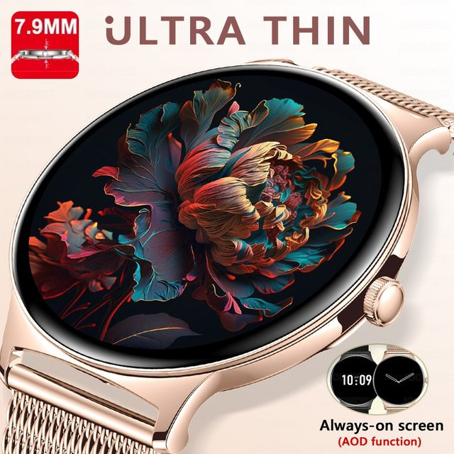 ChiBear Smartwatch, Silber, Aluminium, Milanaise, Damen - Bild 1