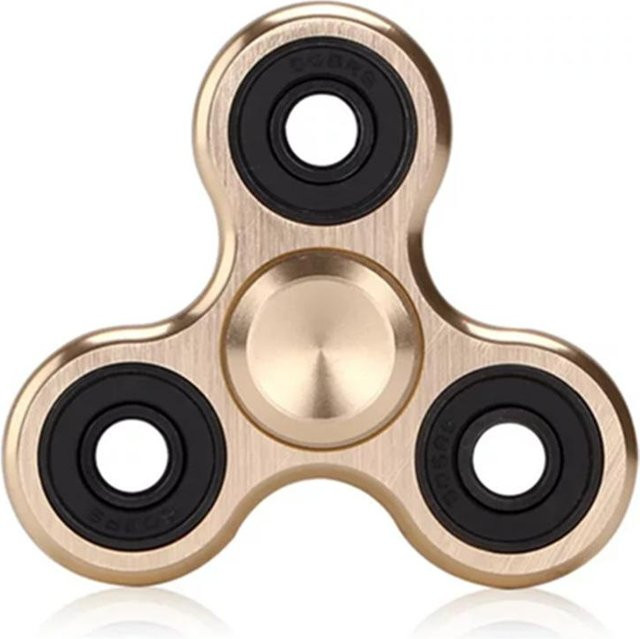 Aluminiumlegierung Metall Spinner, gold, Dekompressionsspielzeug - Bild 1