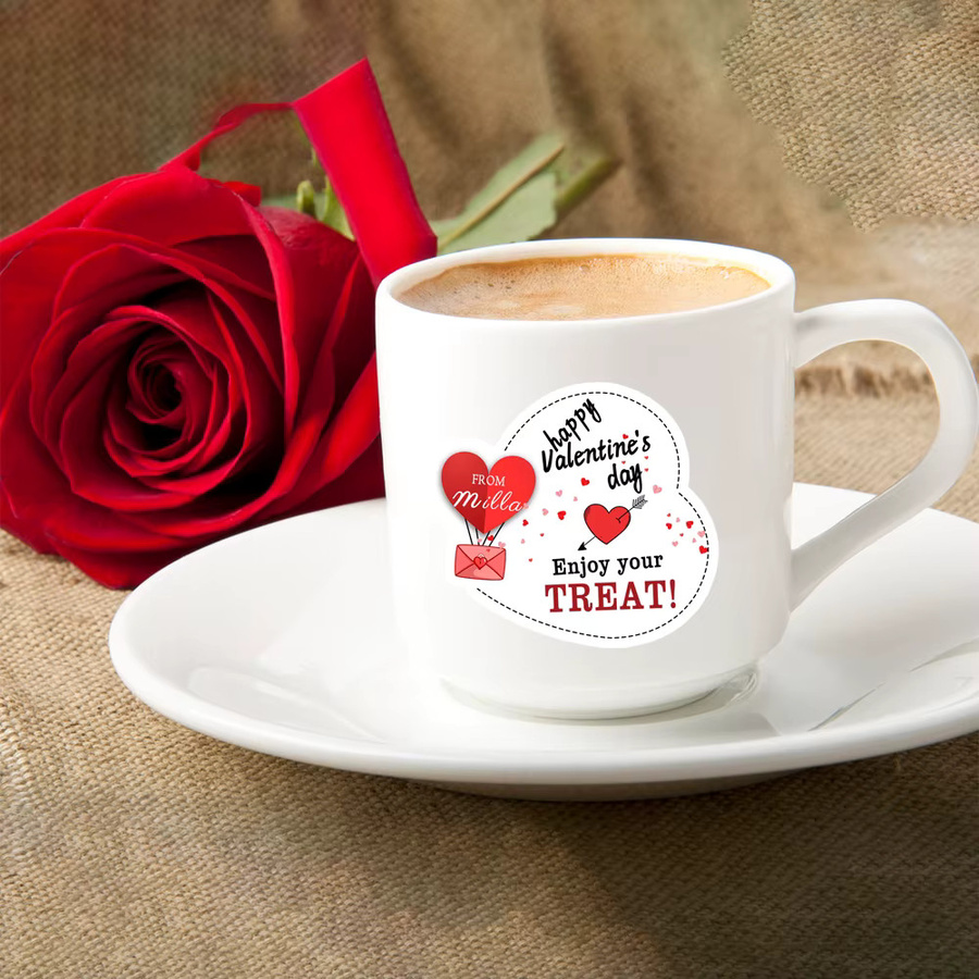 Personalisierte Namens-Liebesaufkleber von WEIGAO für Valentinstag als dekorative Aufkleber für Geschenkverpackungen - Bild 2