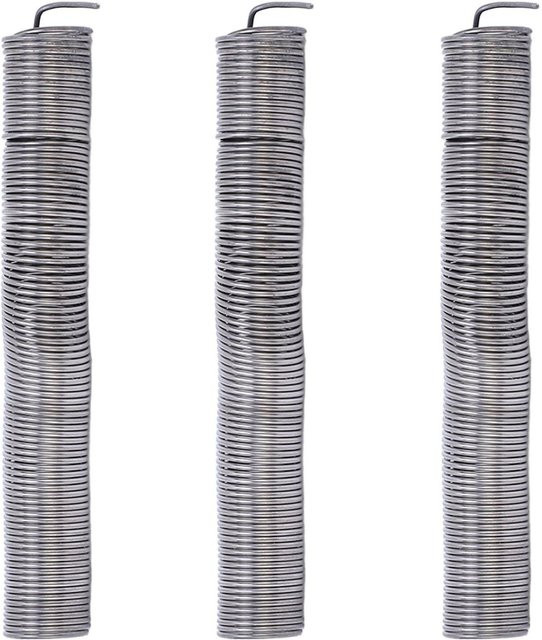 TOMTOP JMS Lötlitze Zinn 0,8 mm in Silber für Reparatur und Wartung, 3 Stück - Bild 1