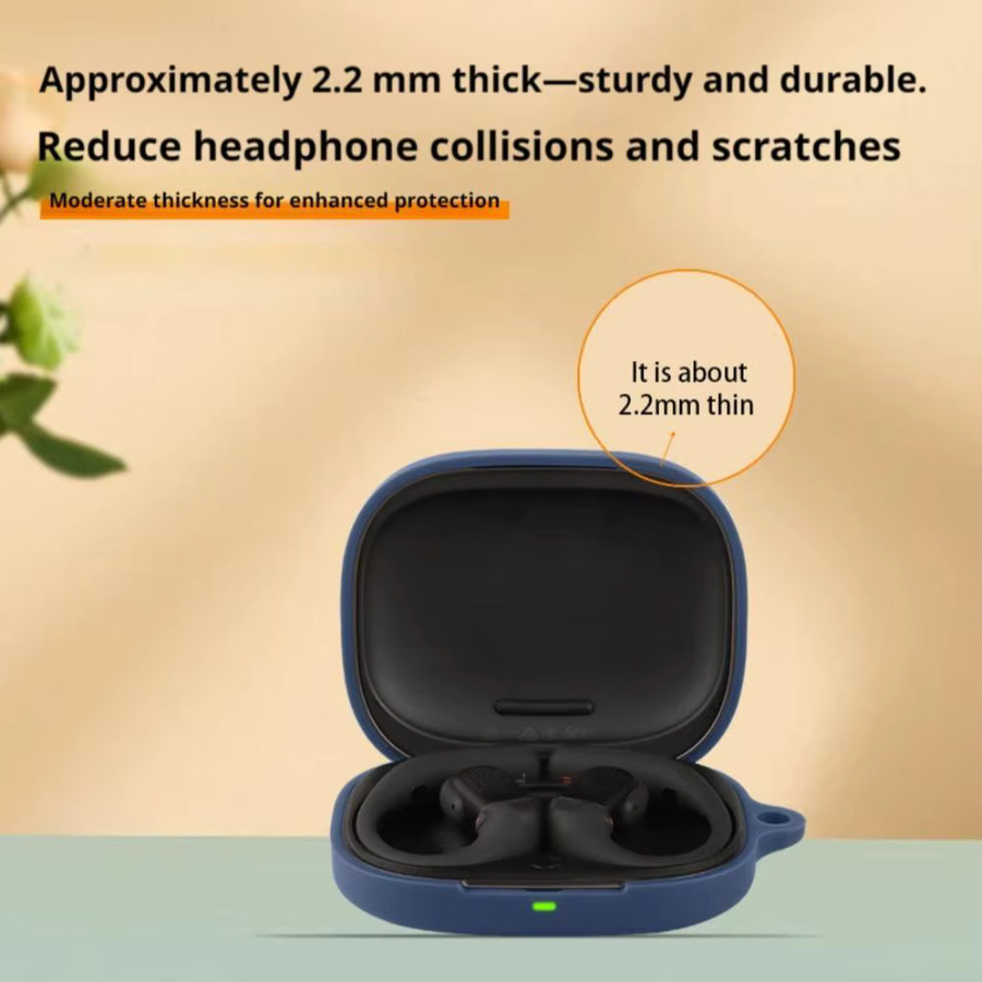 Shaoyin Silikon-Schutzhülle für Shokz OpenFit Pro T010, kratzfest und stoßfest - Bild 4