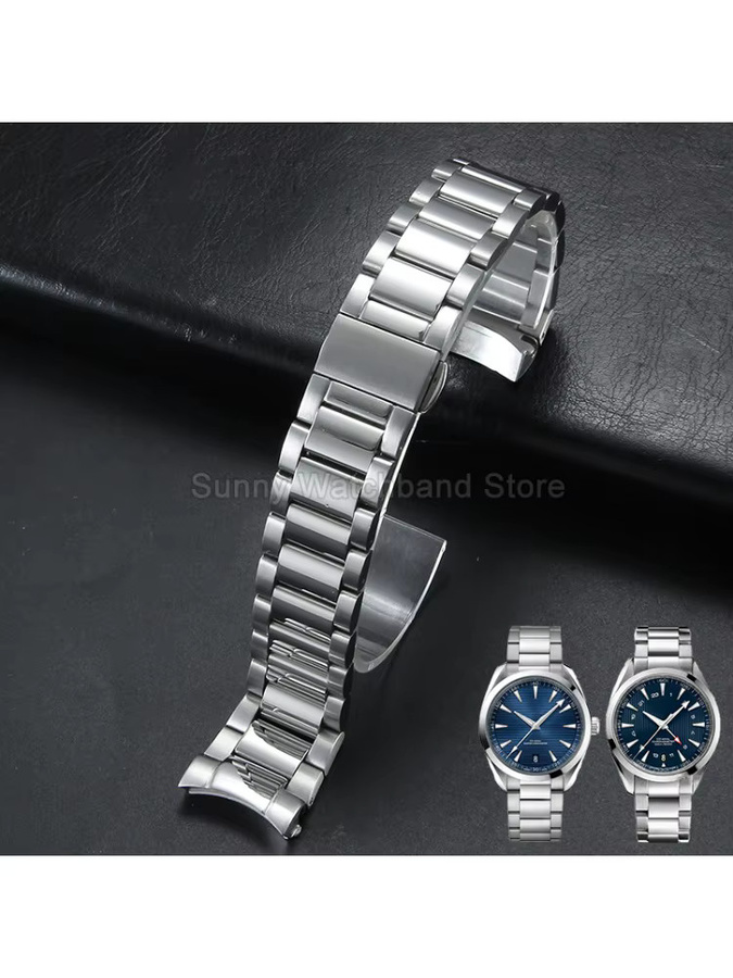 Omega Uhrenarmband Edelstahl, 20 mm - Bild 4