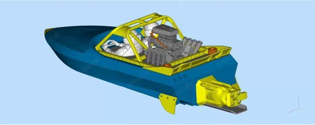 M-jet-25 Jet-Pump-Boot RC Jet-Boot, DIY Unmontierter Bausatz - Bild 1
