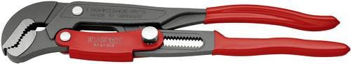 Knipex Eckrohrzange 45 Grad S-Maul mit Schnelleinstellung aus Chrom-Vanadium, grau - Bild 1