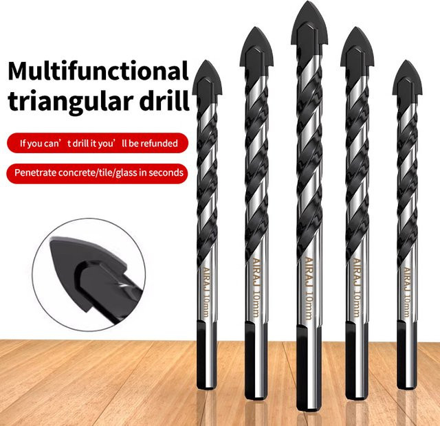 5-teiliges DTBD Multifunktionales Metall-Bohrset aus Legierung in Silber für Keramik und Beton - Bild 1