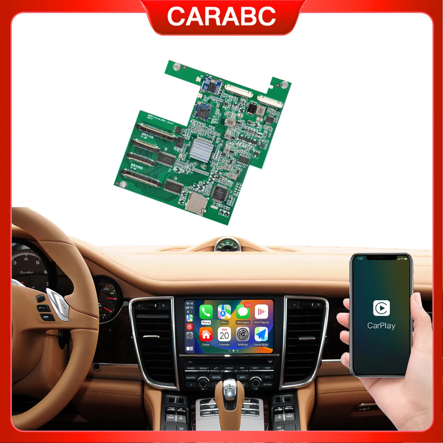 CARABC Drahtloses CarPlay und Android Auto Interface für Porsche PCM3.1 und PCM4.0 in Schwarz mit Wi-Fi und Bluetooth - Bild 6
