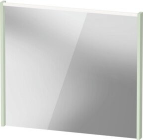 Duravit LED-Badspiegel D-Code 2.0 mit Lichtfeld oben, B: 80 cm, H: 70 cm, T: 5 cm, grün - Bild 1