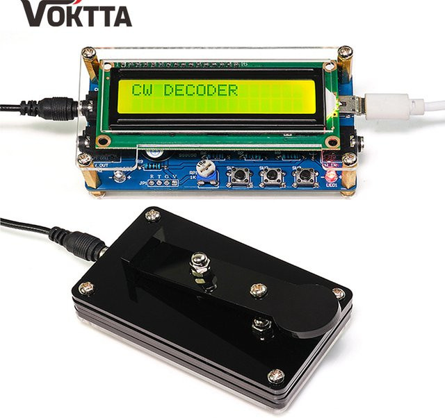 Voktta DIY Morse Cipher Decoder Elektronisches Fertigungsset mit Lose Leiterplatte, DC 5V, Multicolour - Bild 1