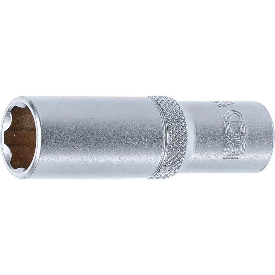 BGS Steckschlüssel-Einsatz Super Lock tief mit 3/8 Zoll Innenvierkant und 13 mm Schlüsselweite in Silber - Bild 2