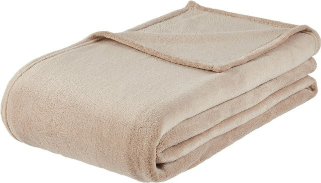 Mömax Kuscheldecke Lukas XL Hellbraun B/B: 180 x 200 cm, flauschig und waschbar - Bild 1