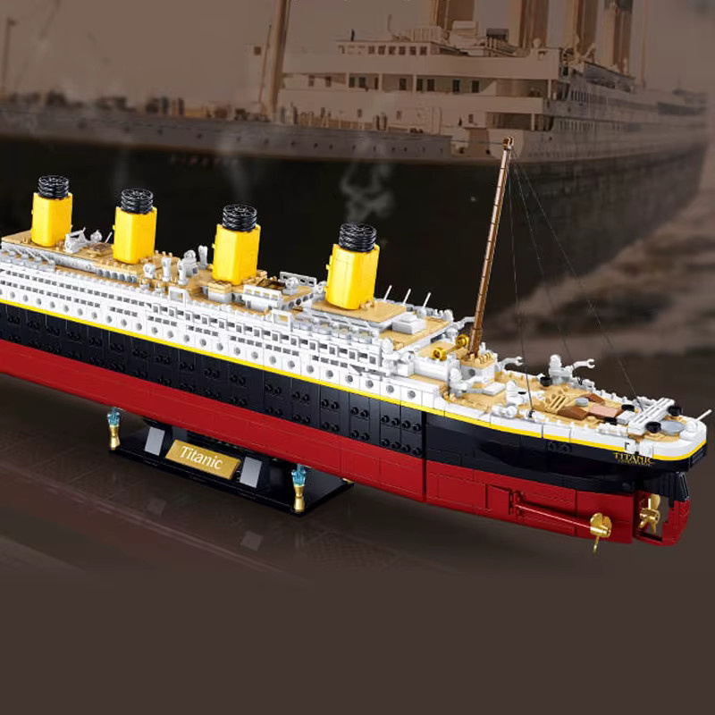 Klassisches Ozeandampfer Titanic Schiffsbausatz, Modellbausatz, 1:350, 2.401 Teile, ab 6 Jahren - Bild 4